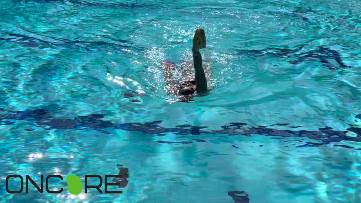 Mixed Single Arm Backstroke Swim with Narration